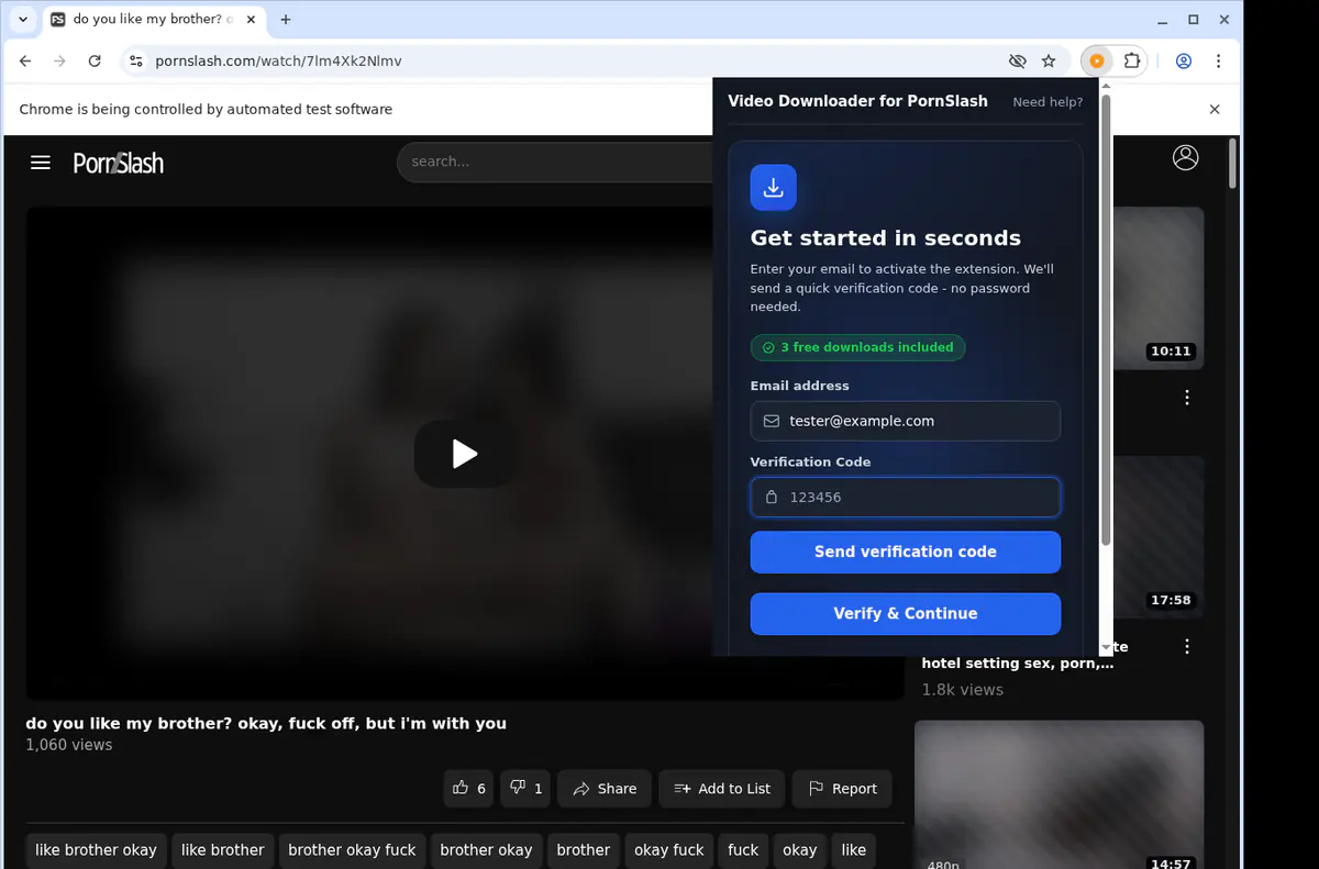 Pornslash Video Downloader screenshot 4